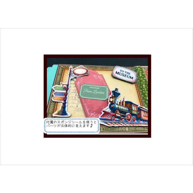 画像20: 旅行アルバム＊ジャンクジャーナル＊キット＊スポンジシール付き＊作り方あり♪ オリジナル