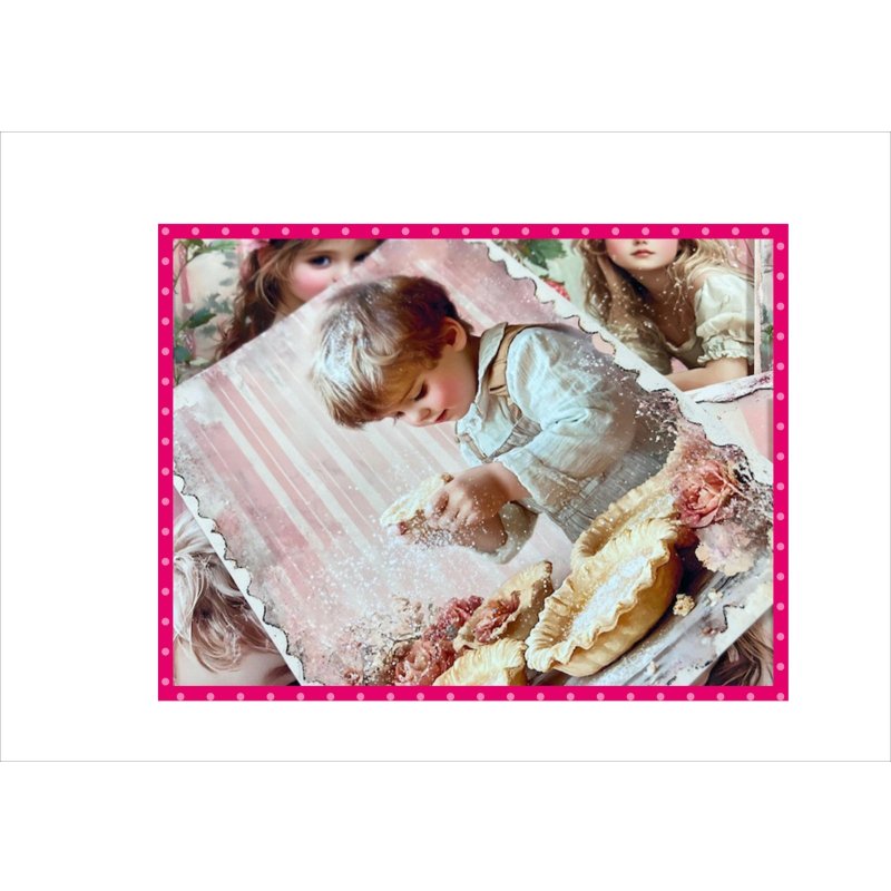 画像4: いちごエンジェル＊ペーパーセット＊柄違い16枚＊オリジナル