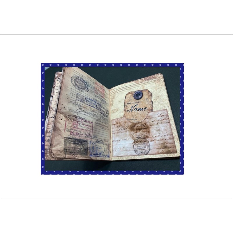 画像7: パスポートを作ろう♪＊ジャンクジャーナル＊キット＊ オリジナル