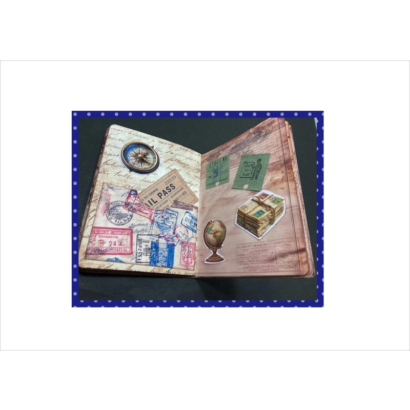 画像9: パスポートを作ろう♪＊ジャンクジャーナル＊キット＊ オリジナル