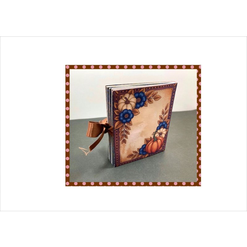 画像7: 秋のスクラップブック＊ジャンクジャーナル＊ブラッズ付き＊作り方あり♪キット＊ オリジナル