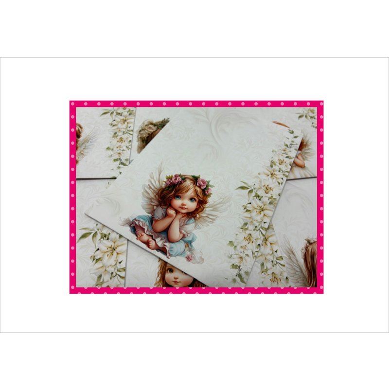 画像3: ミニ平袋セット＊可愛い天使＊女の子＊柄違い10枚＊オリジナル