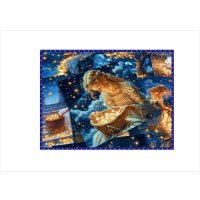 ミニ折り紙＊星を拾う女性＊ペーパーセット＊24枚＊オリジナル