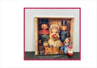 おもちゃ屋さんのクリスマス＊ペーパーセット＊大きめ折り紙＊柄違い10枚＊オリジナル