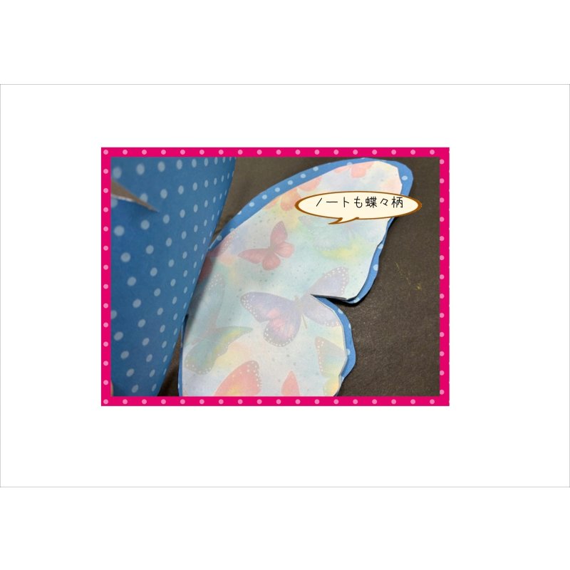 画像6: バタフライノートを作ろう♪＊隠しクリップ＊作り方付き＊チャーム付き＊ジャンクジャーナル＊キット＊オリジナル