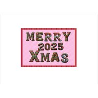 パーツ＊クリスマス＊アルファベット＆数字＊コラージュペーパー＊大きさいろいろ5枚＊オリジナル