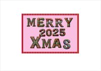 パーツ＊クリスマス＊アルファベット＆数字＊コラージュペーパー＊大きさいろいろ5枚＊オリジナル