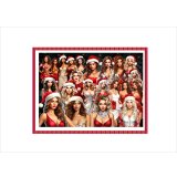 サンタレディ＊コラージュペーパー＊3種＊5枚セット＊オリジナル