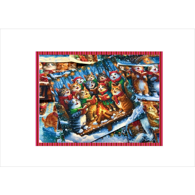 画像6: 全部柄が違うメモ帳＊にゃんこの聖歌隊＊53枚＊オリジナル