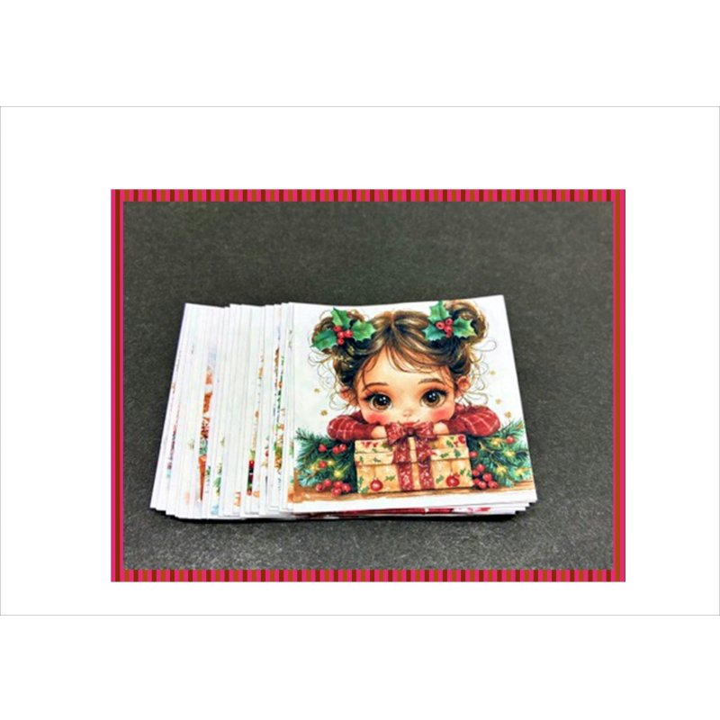 画像8: わくわくクリスマス＊カットシール＊柄違い＊24枚＊オリジナル