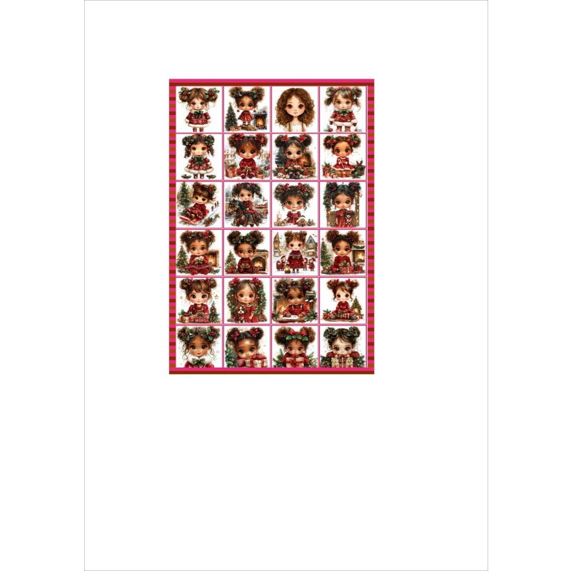 画像9: わくわくクリスマス＊カットシール＊柄違い＊24枚＊オリジナル