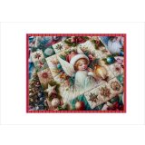 大きめ折り紙＊パッチワーククリスマス＊エンジェル＊柄違い＊12枚