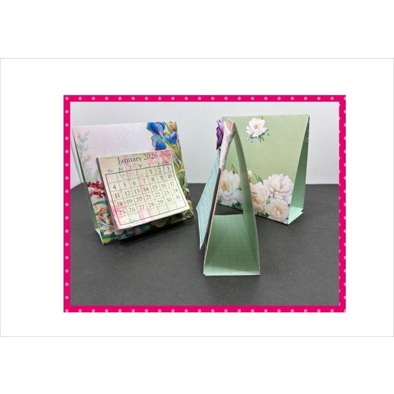 画像3: 郵便で送れるカレンダーを作ろう♪＊植物＊３セット分＊ジャンクジャーナル＊キット