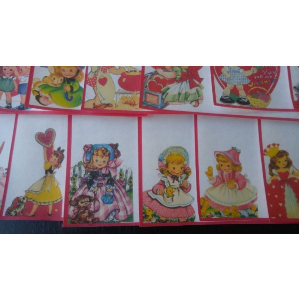 画像5: おすそ分けファイルなどに♪　レトロガール　第２弾　折り紙♪　オリジナル (5)