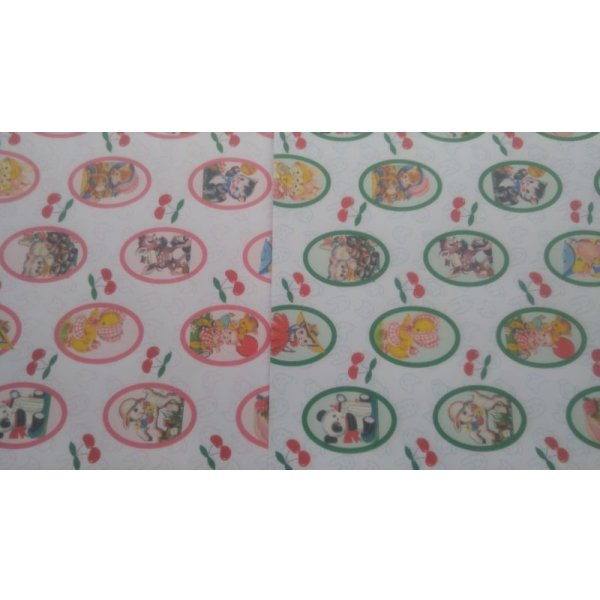 画像4: NEW　コラージュペーパー＊アニマル　A＊2色入り　オリジナル (4)