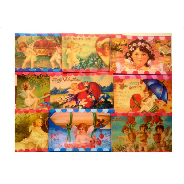 画像5: ★第４弾★　BOX入りメモ・メッセージカード★天使柄♪　６０枚入り♪　オリジナル (5)