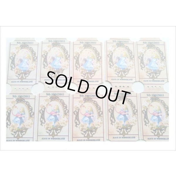 画像4: チケットタグ＊アリス＊栞＊値札＊ラッピングに♪　オリジナル (4)