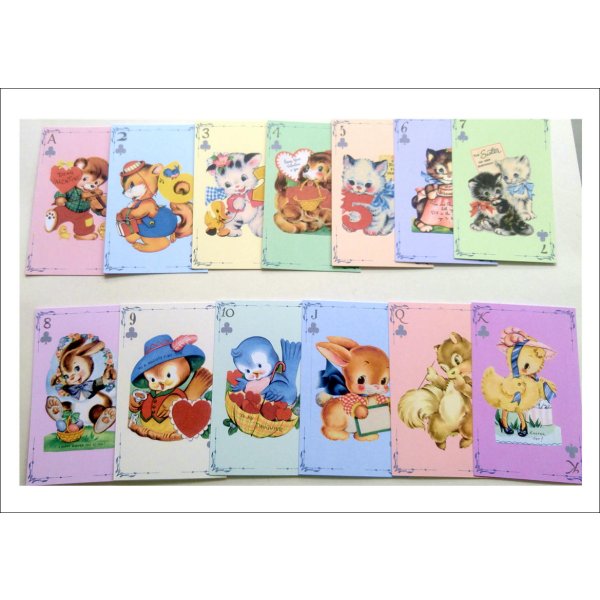 画像3: ★第５弾★　BOX入り　トランプメモ★　New　レトロアニマル　６０枚入り♪　オリジナル (3)