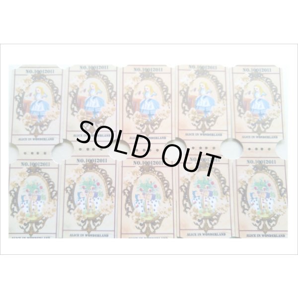 画像5: チケットタグ＊アリス＊栞＊値札＊ラッピングに♪　オリジナル (5)