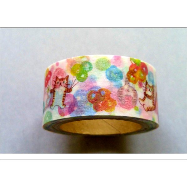 画像5: 猫と風船　ふじわらてるえ　パピアプラッツ　 (5)