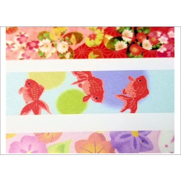 画像3: 「金魚」　Kimono　美　（きものび）マスキングテープ (3)