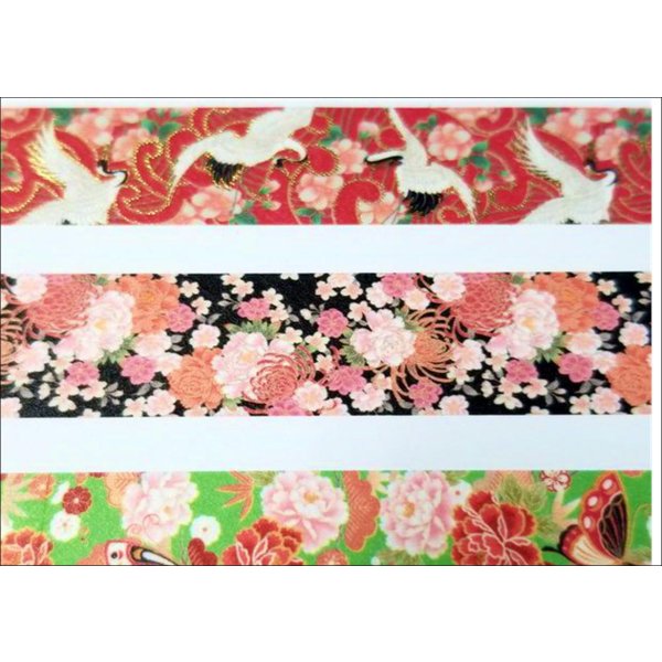 画像3: 「牡丹菊桜」　Kimono　美　（きものび）マスキングテープ (3)