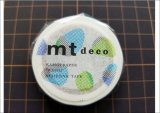 画像: ストーン・ブルー　ｍｔ　deco　新作マステ♪