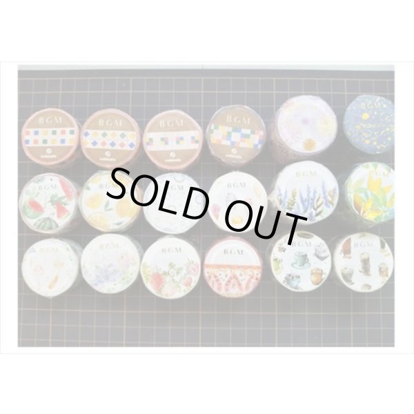 画像6: イチゴとパインベリー 箔押し BGM マステ ♪ (6)