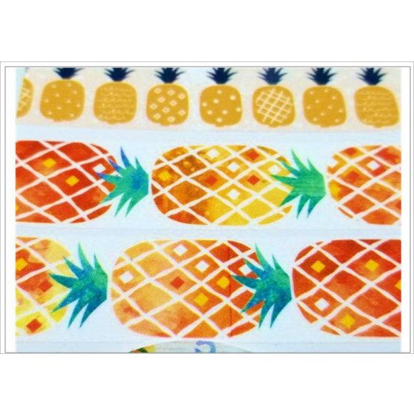 画像6: 「パイナップル３巻セット」　SAIEN　彩宴　マスキングテープ　クリックポスト不可 (6)