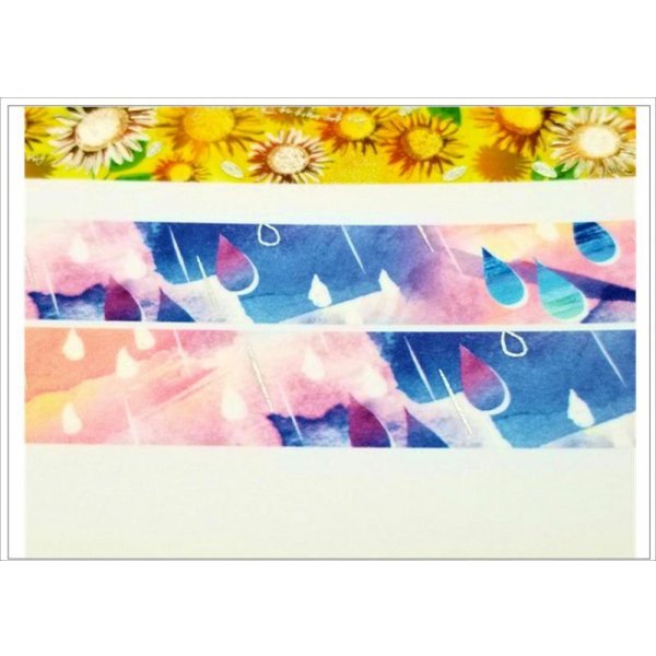 画像4: 「雫」　SAIEN　彩宴　箔押しタイプ　マスキングテープ (4)