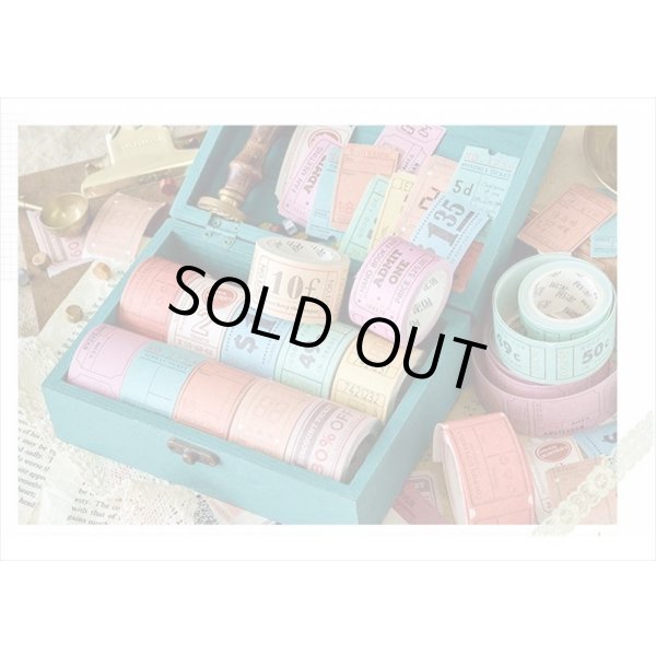 画像9: チケットシリーズ　ウェザー　クーポンチケット　＊海外マステ　クリックポスト不可 (9)