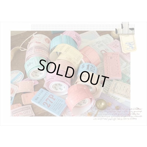 画像8: チケットシリーズ　ウェザー　クーポンチケット　＊海外マステ　クリックポスト不可 (8)