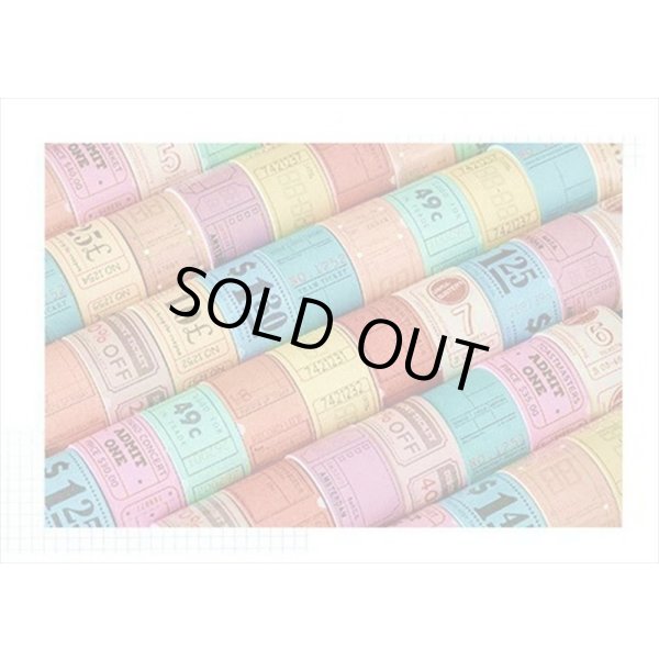 画像12: チケットシリーズ　ウェザー　クーポンチケット　＊海外マステ　クリックポスト不可 (12)