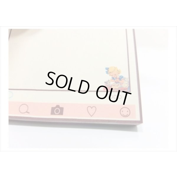 画像7: ♡レトロガール♡　インスタ風ミニメモ帳♪　オリジナル (7)