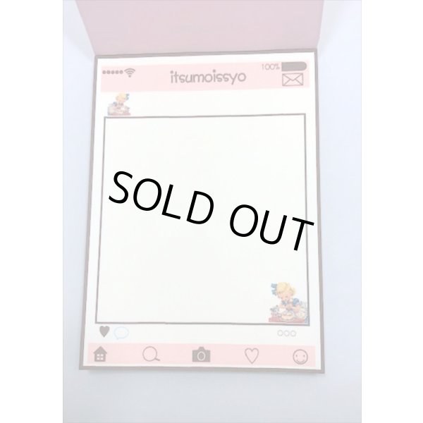 画像5: ♡レトロガール♡　インスタ風ミニメモ帳♪　オリジナル (5)