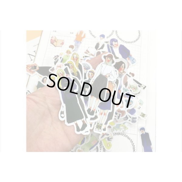 画像6: 女子＊人物＊シール＊防水＊280枚❕❕＊海外製 (6)