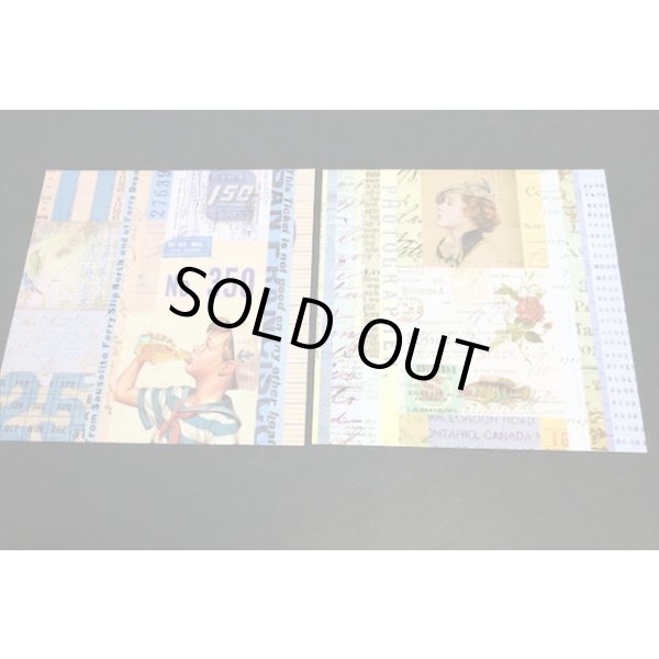 画像4: クラフト封筒入り＊シールシート＊世紀の終わり＊12枚＊海外製 (4)