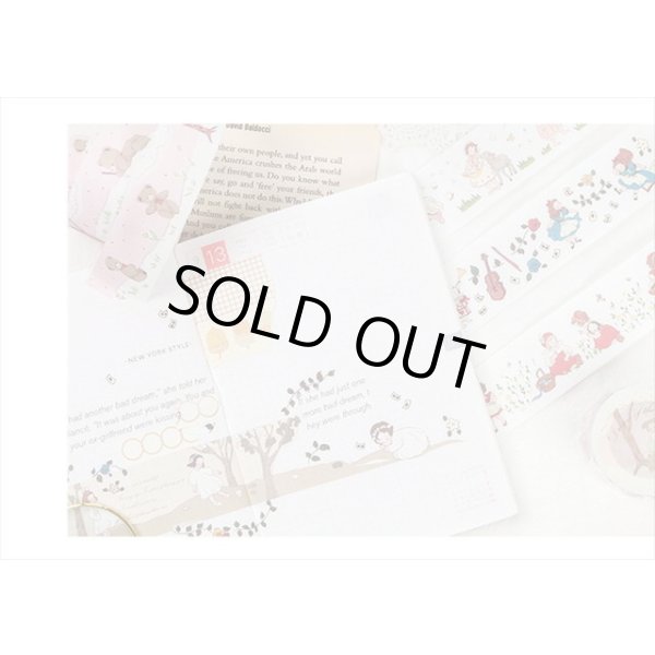 画像3: 童話＊イラストテープ💓木の精＊はく離式＊海外製　クリックポスト不可 (3)