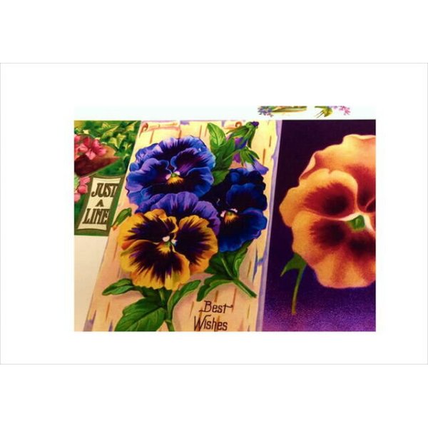 画像2: パンジー🌸花だらけ＊色が綺麗♪コラージュペーパー＊オリジナル (2)