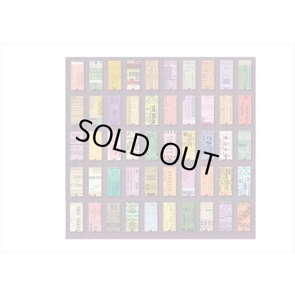 画像5: ちぎれるチケット＊パープル＊柄違い＊ミシン目入り＊50枚＊海外製 (5)