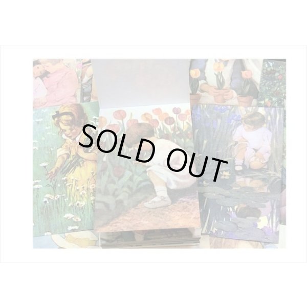 画像5: ミニペーパーセット＊花の妖精＆少女＊柄違い100枚＊ 海外製 (5)