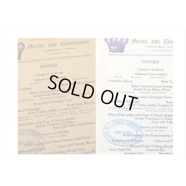 画像3: ホテルメニュー＊アンティークブックストア＊2種の紙＊60枚＊海外製 (3)