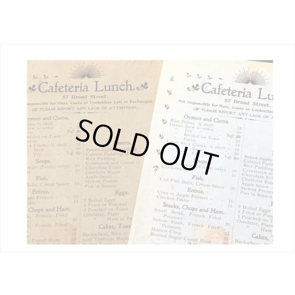 画像4: ホテルメニュー＊アンティークブックストア＊2種の紙＊60枚＊海外製 (4)