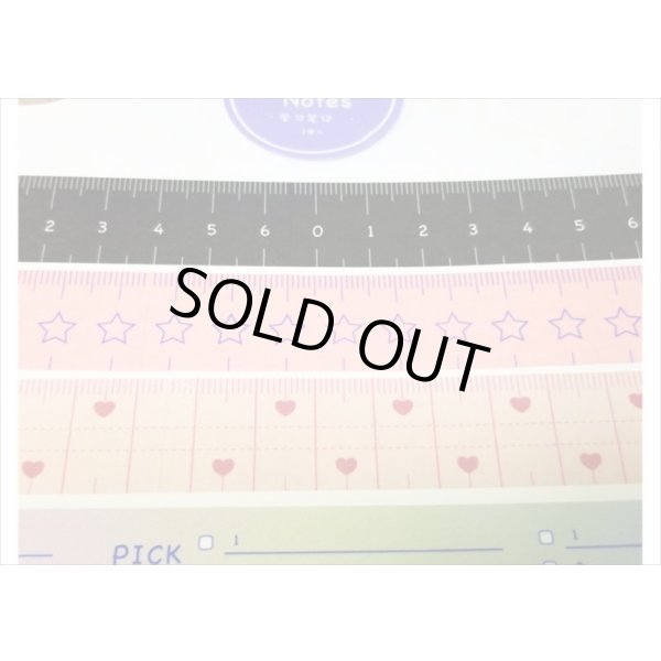 画像4: ルーラー（定規）♪　マステ３巻セット　海外製　クリックポスト不可 (4)