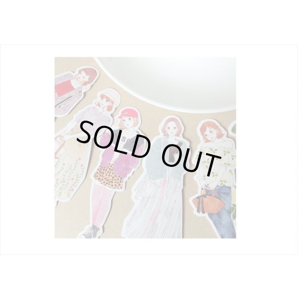 画像6: おめかし女子＊人物＊シール＊110枚♪＊海外製 (6)