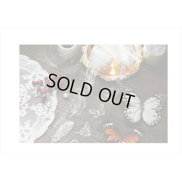 画像7: 芭蕉　透明マステ　PETテープ　はく離式　海外製　クリックポスト不可 (7)