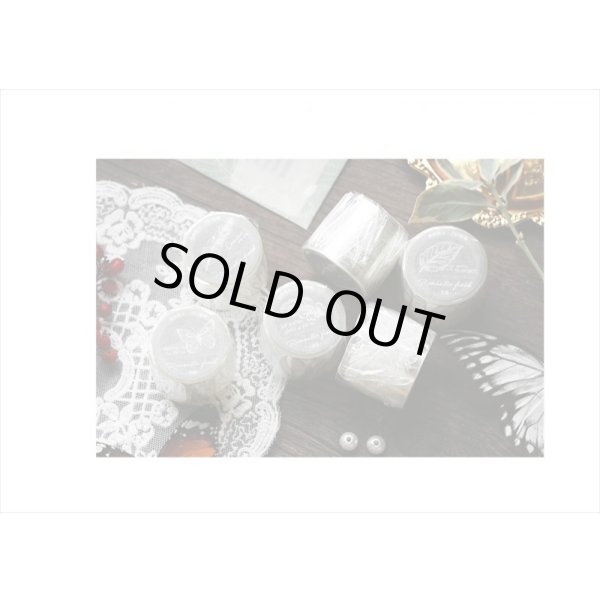 画像15: 芭蕉　透明マステ　PETテープ　はく離式　海外製　クリックポスト不可 (15)