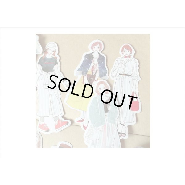 画像7: おめかし女子＊人物＊シール＊110枚♪＊海外製 (7)