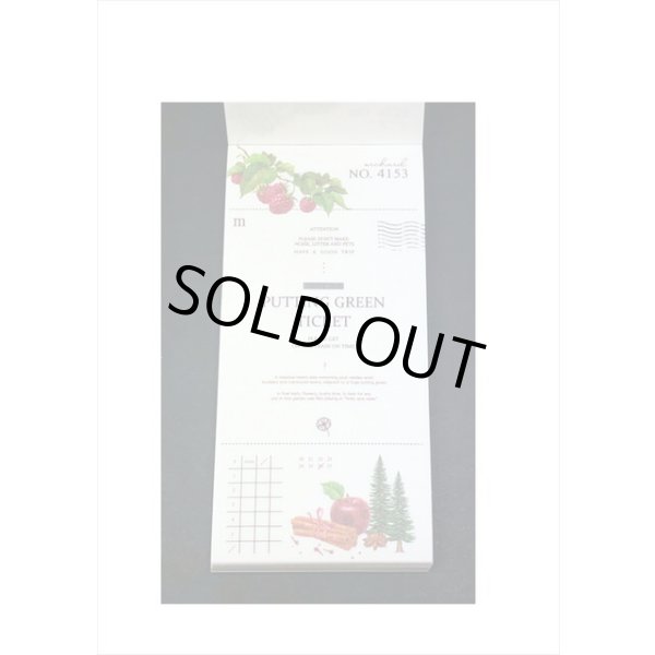 画像4: チケットブック風＊グリーンチケット＊50枚綴り＊海外製 (4)