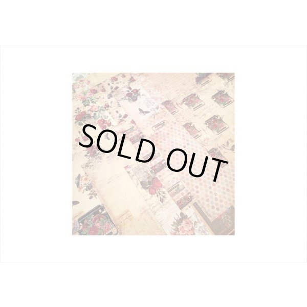 画像5: 紙モノ好きにはたまらない＊アンティークローズ🌹＊パターンペーパー＊24枚＊海外製 (5)